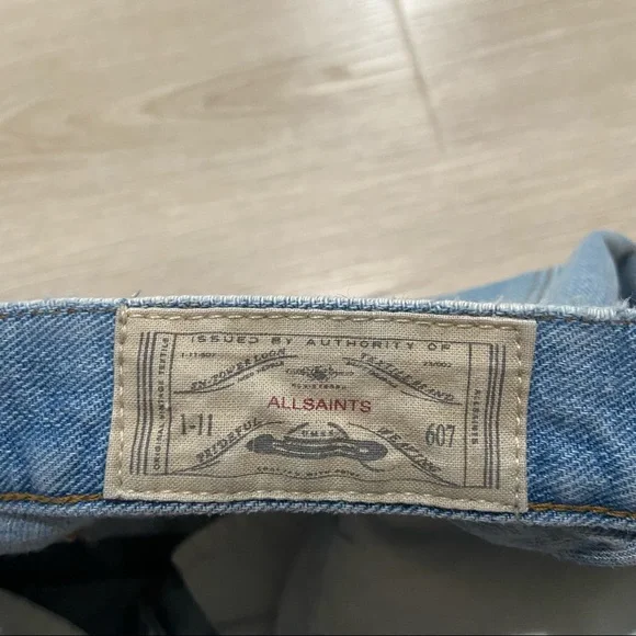 Women’s All Saints Jeans Size 26 - Picture 7 of 9
